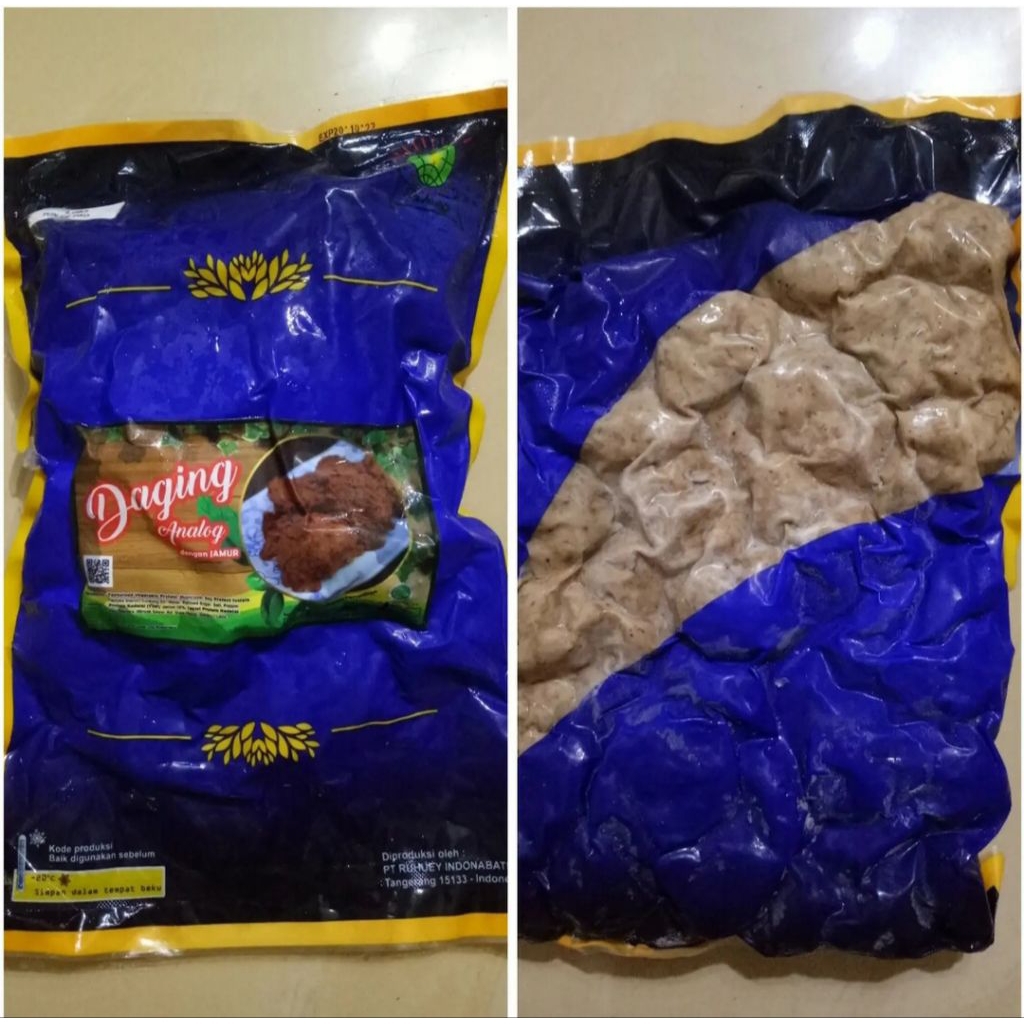 VEGETARIAN DAGING KAMBING ANALOG RUHEY 1 KG