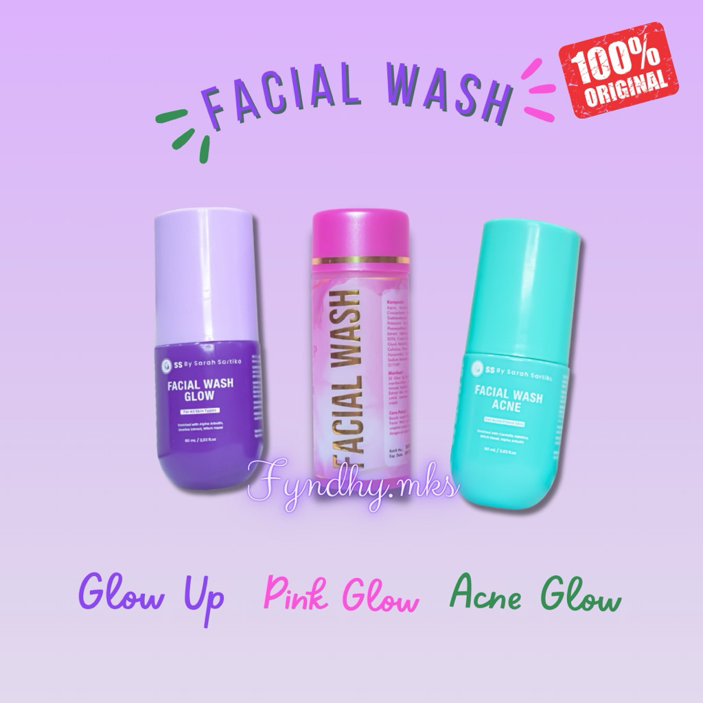 Ecer Facial Wash / Sabun Ss Glow Up By Sartika Diman Pemutih Wajah