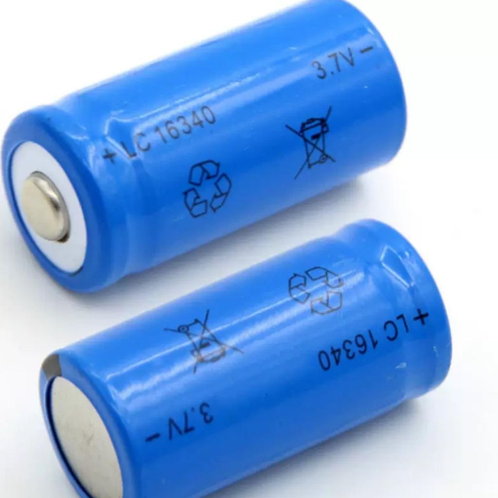 16340 lithium battery CR123A large capacity rechargeable battery 1300