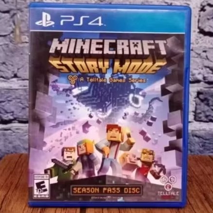 BD PS4 Minecraft Story Mode Game CD Kaset Bluray Playstation Mine Craft