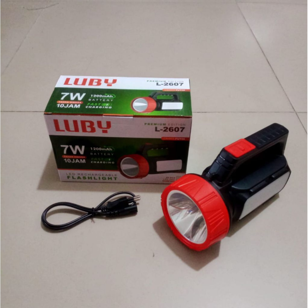 Senter emergency rechargeable Luby