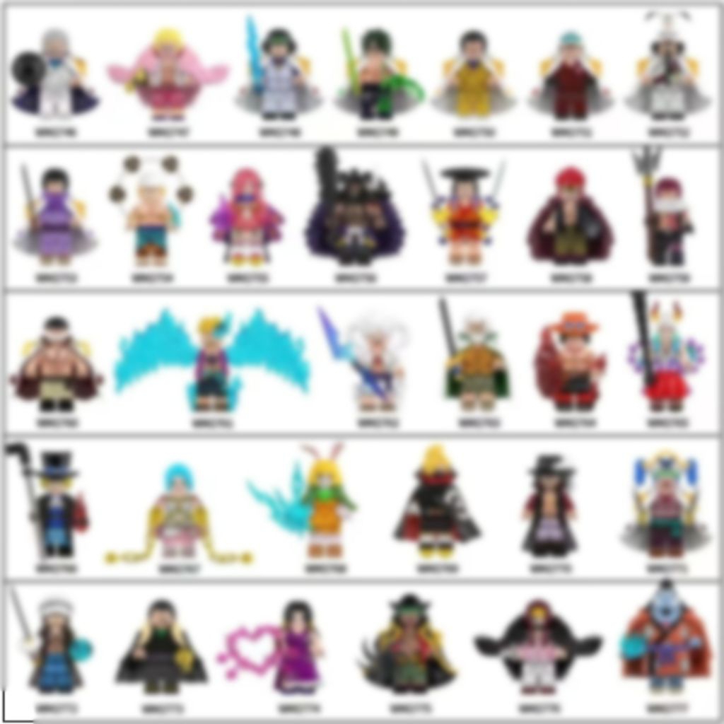 Action Figure Karakter One Piece WM6187 WM6188 WM6189 WM6190 WM6191 WM6192 WM6193 WM6194 WM6195