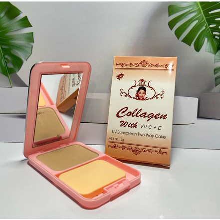 ECER Bedak Collagen Two Way Cake Original
