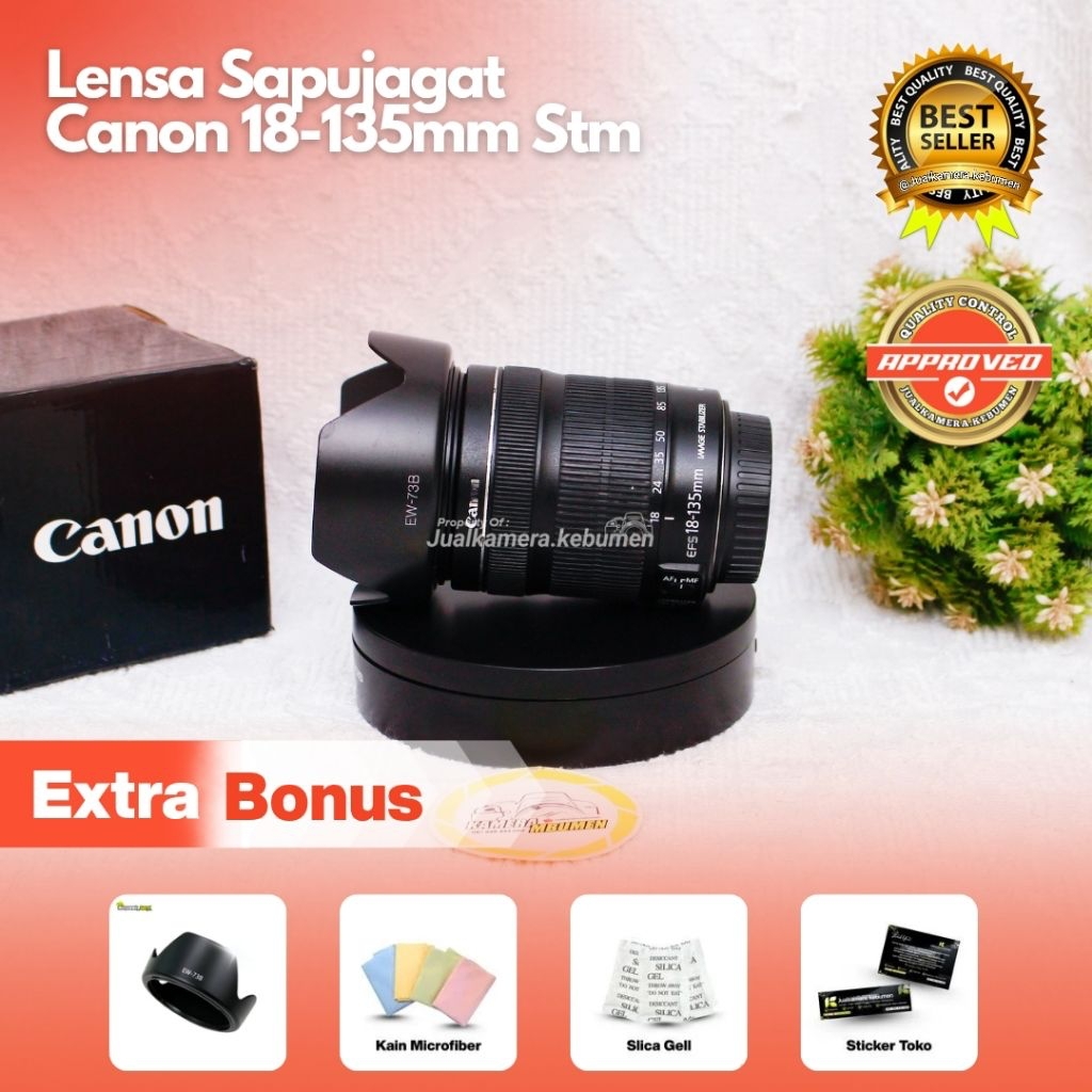 Lensa Canon 18-135mm IS Stm - Lensa 18-135mm STM Canon - Lensa Sapujagat Canon 18-135mm Stm