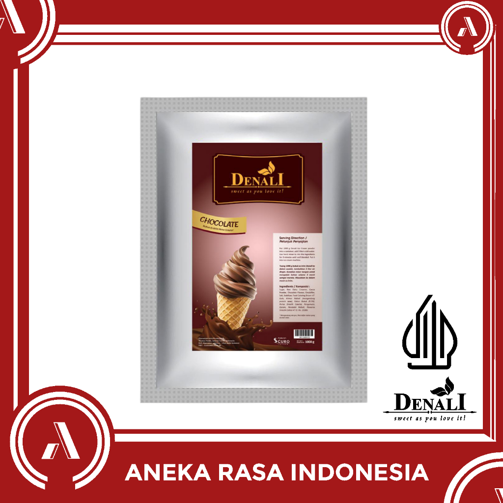Denali Ice Cream Chocolate - Bubuk Ice Cream