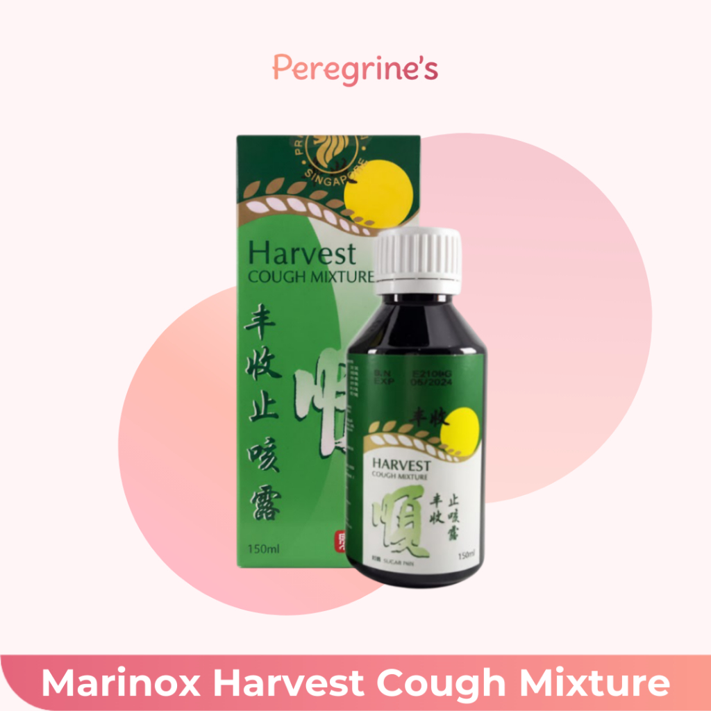Harvest Cough Mixture Syrup 150ML / Harvest Obat Batuk / Obat Batuk Sirup Dewasa dan Anak / Peregrin