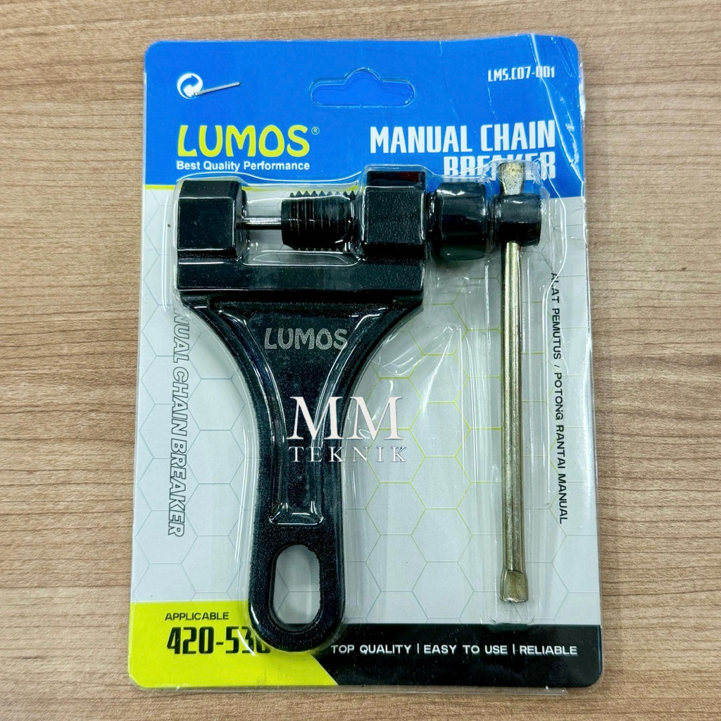 Alat Pemutus Pemotong Rantai Manual Lumos Chain Breaker Ukuran 420-530 Sepeda Dan Motor