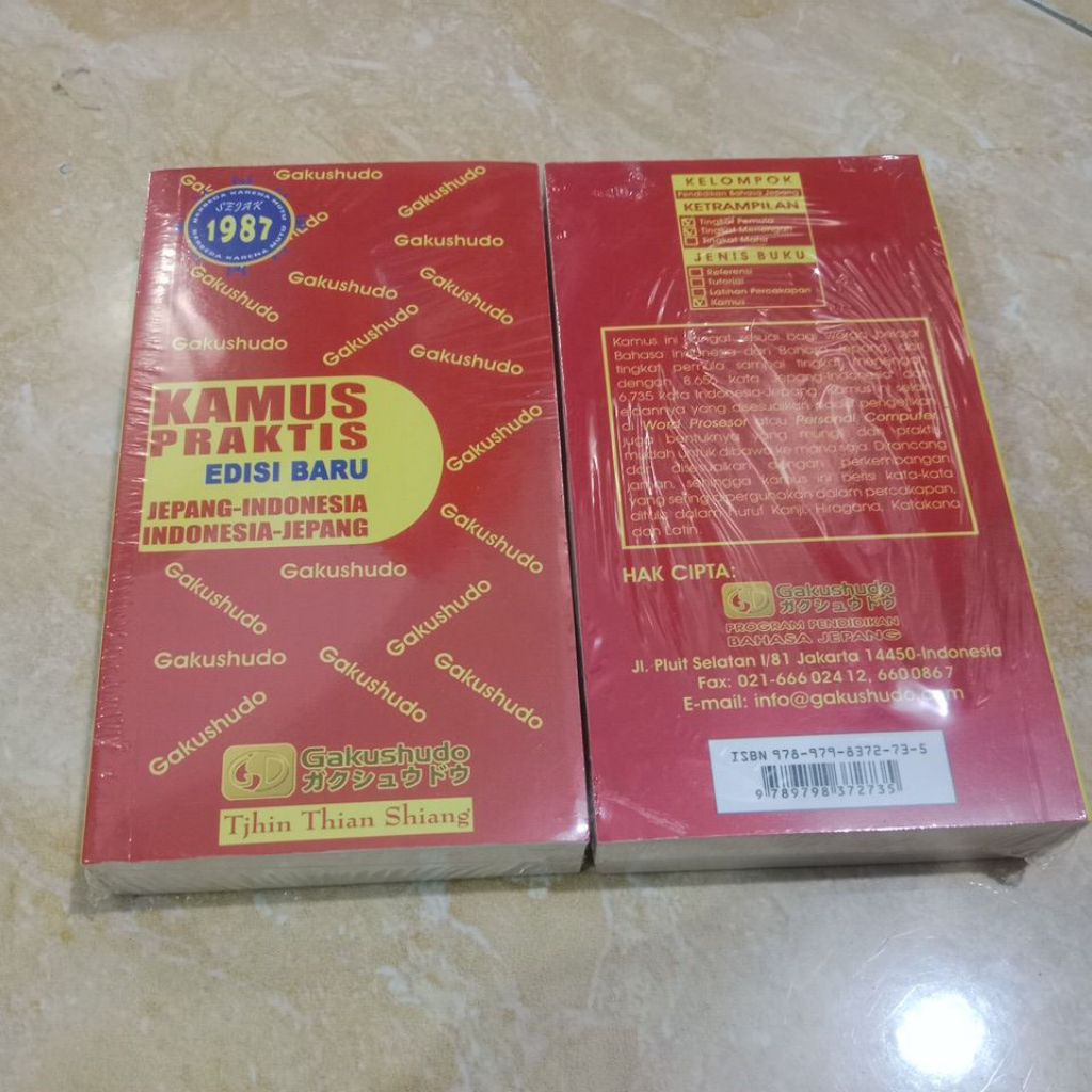 Buku Kamus Praktis Jepang-Indonesia Indonesia-Jepang Edisi Baru  untuk Siswa dan Pelajar