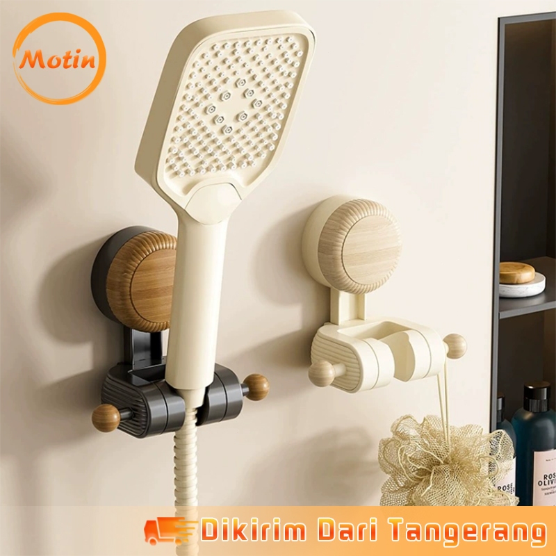 Gantungan Shower Kamar Mandi Dudukan Shower Tempel Tidak Perlu Pengeboran
