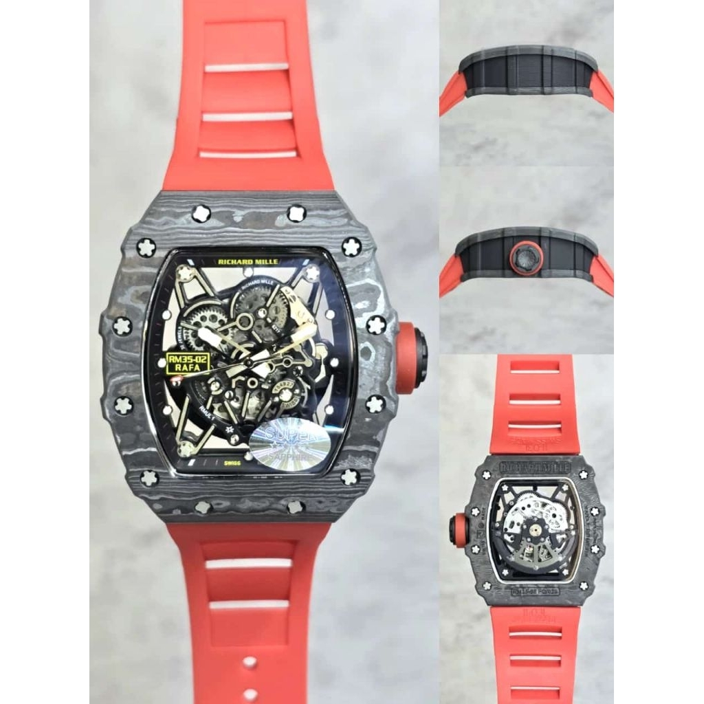 JAM TANGAN RM35-02 NTPT CARBON 44MM FULLSET
