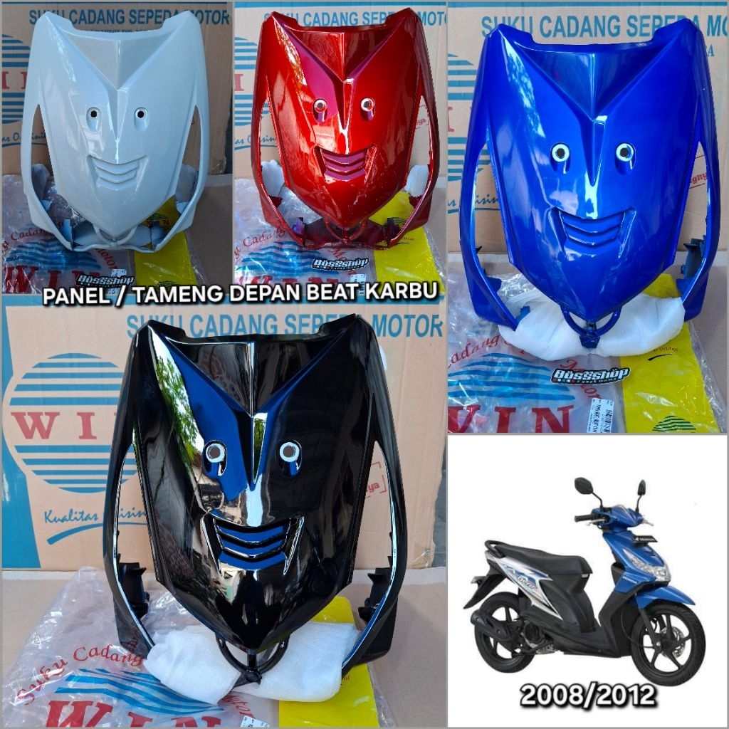 WIN - Tameng Body depan Beat Karbu / Panel Depan Besar Beat Karbu 2008-2012