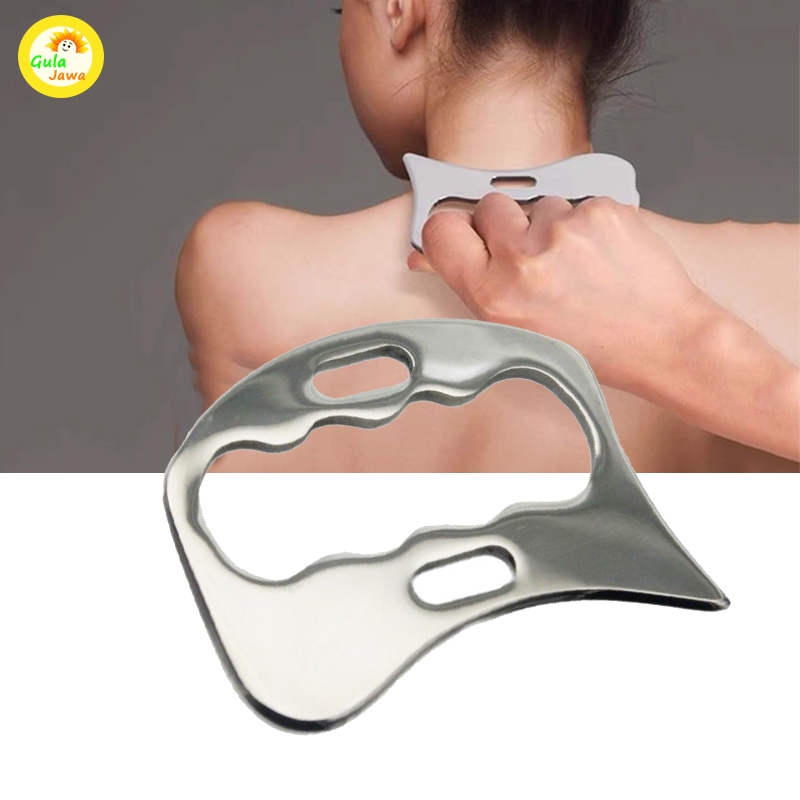Gua Sha Stainless Steel Muscle Scraper Alat Gua Sha/Gua Sha Stainless Steel/ Massage Tool Alat Pijat