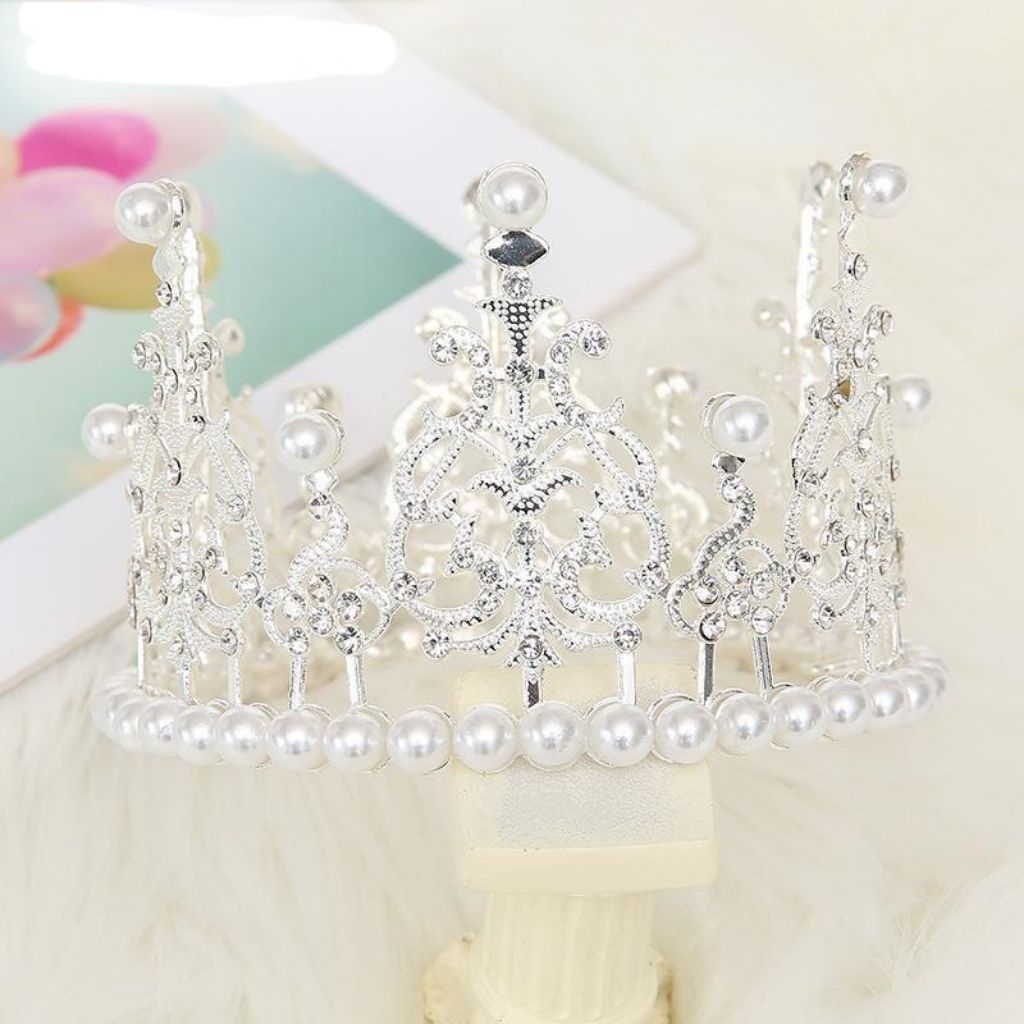 Topper Kue Cake Mahkota Crown Princess Puteri Ulang Tahun Birthday Ultah Pesta