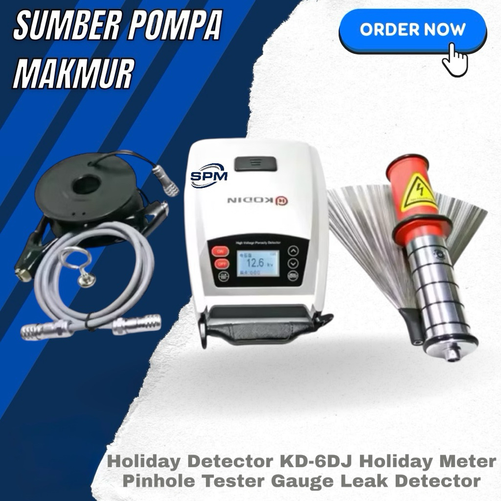 Holiday Detector KD-6DJ Holiday Meter Pinhole Tester Gauge Leak Detector