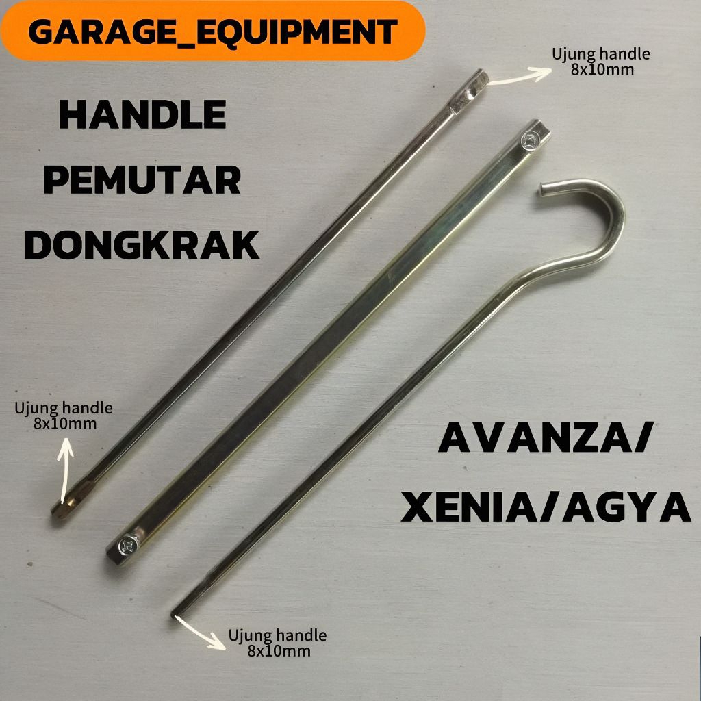 HANDLE DONGKRAK MOBIL / PEMUTAR DONGKRAK MOBIL / KUNCI PEMUTAR BAN SEREP, AVANZA/XENIA/AGYA, 100% OR