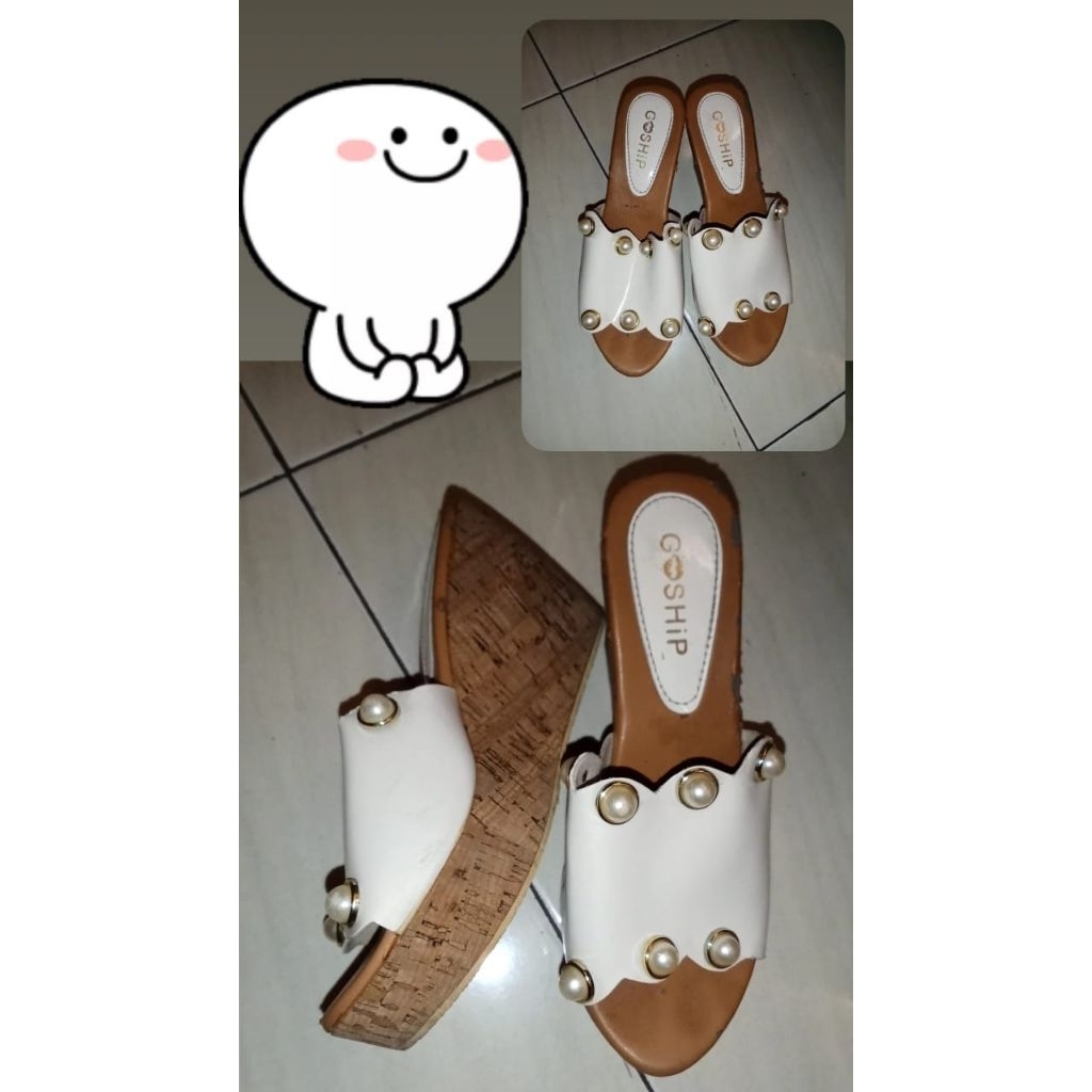 Wedges Goship/Sendal wanita/Heels wanita