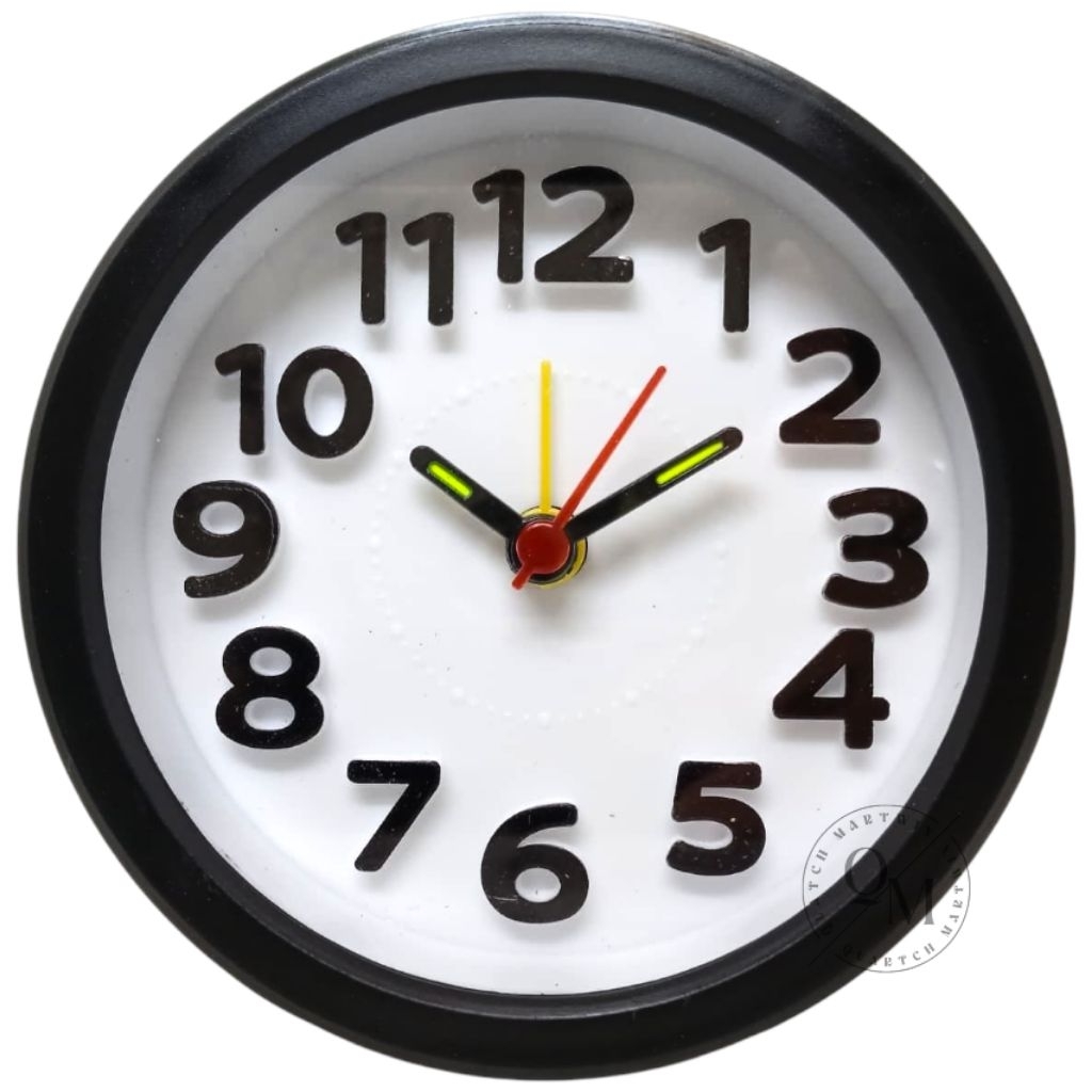 JAM WEKER BEEP BULAT MINIMALIS