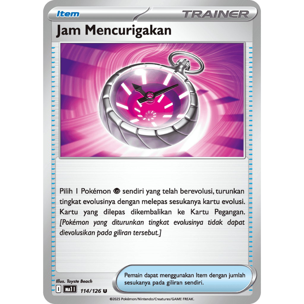 Jam Mencurigakan Pokemon TCG