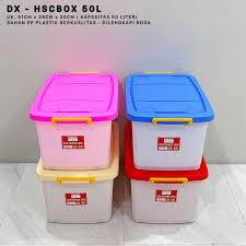 Box Storage / Container Kontainer Box CB- 50 Liter PUTIH SL Plastic