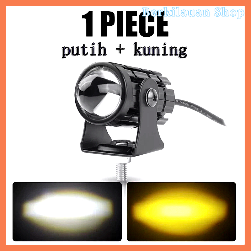 LAMPU SOROT LED LASER/Mini Laser Gun/Lampu Tembak Sorot Foglamp/Lampu Tembak Laser Led Mini 2 Warna/