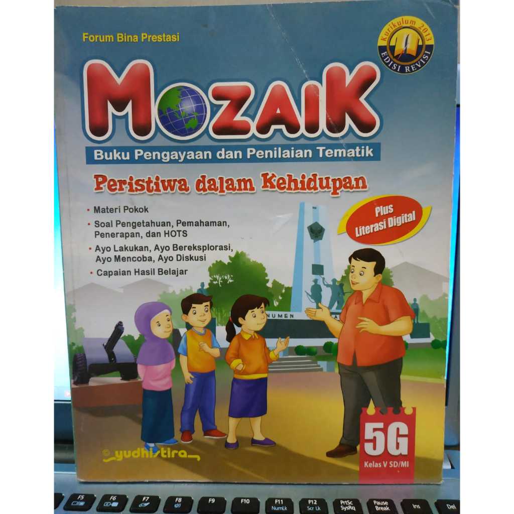 ORIGINAL BUKU MOZAIK TEMATIK SD 5G PERISTIWA DALAM KEHIDUPAN K3 YUDHISTIRA