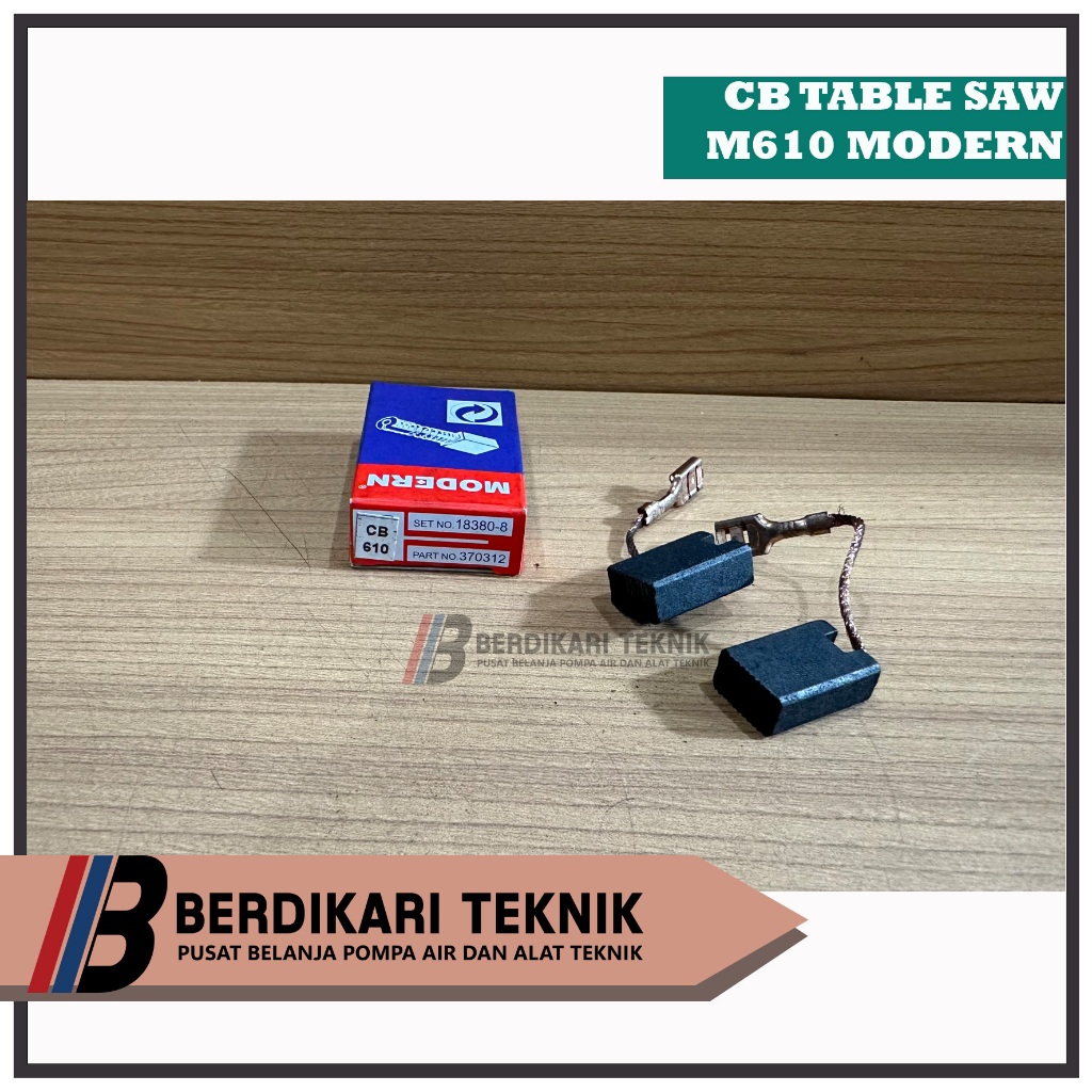 CARBON BRUSH KUL SPUL ARANG BROSTEL CB TABLE SAW 10" 10IN 10 IN INCH M610 M 610 M-610 MODERN