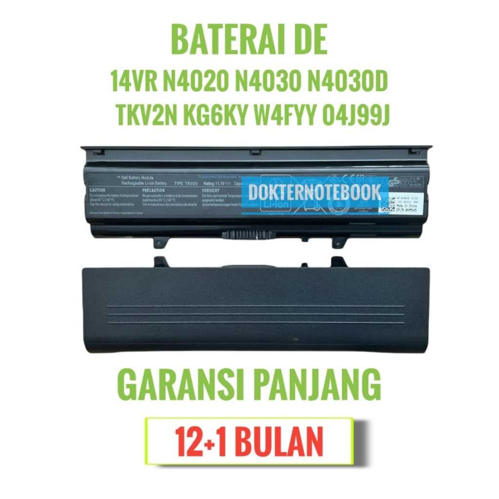 Baterai Laptop DELL Inspiron N4020 N4030 N4030D M401 ORI