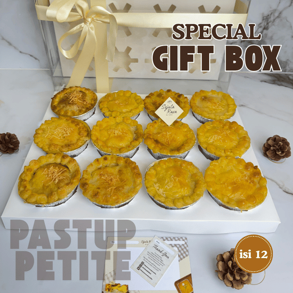 Food Hampers Pastel Tutup Cup Isi 12 - Snack Premium Arisan / Kantor / Event - Pastup Creamy Surabay