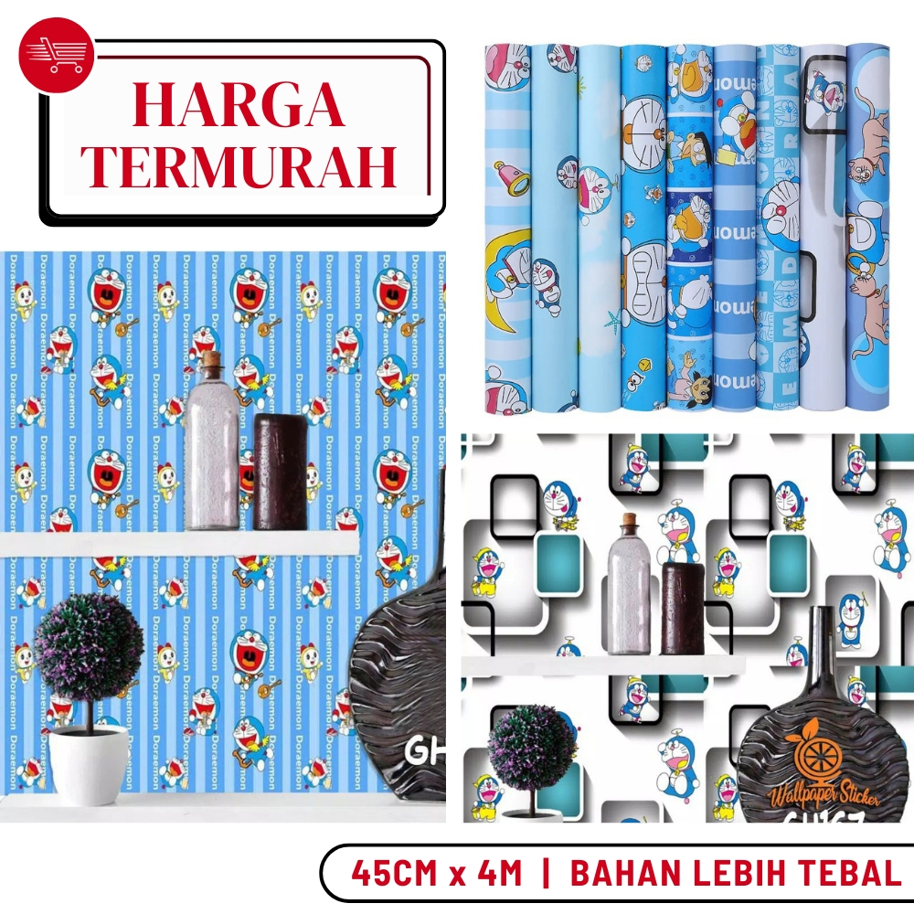 Walpaper Dinding Doraemon Wallpaper Dinding Doraemon Stiker Dinding Doraemon Sticker Dinding Doraemo
