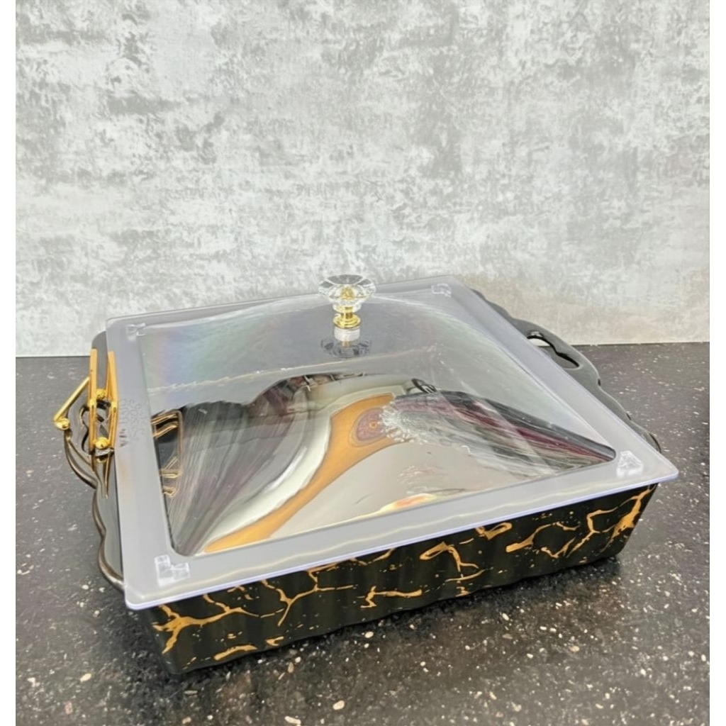 Tempat Kue Persegi Marmer Fiorenza