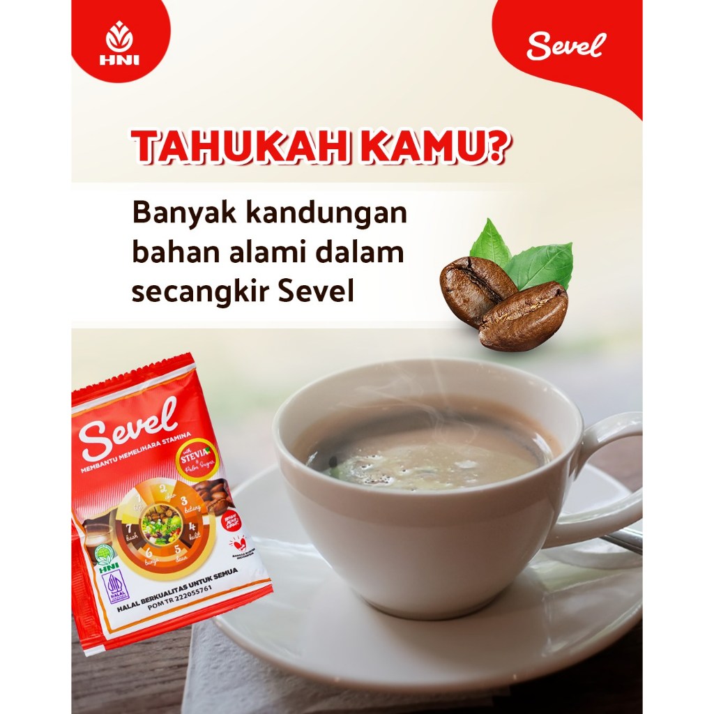 2 Pack X 20 Sachet Kopi Sevel Stamina  - Membantu Memelihara Stamina
