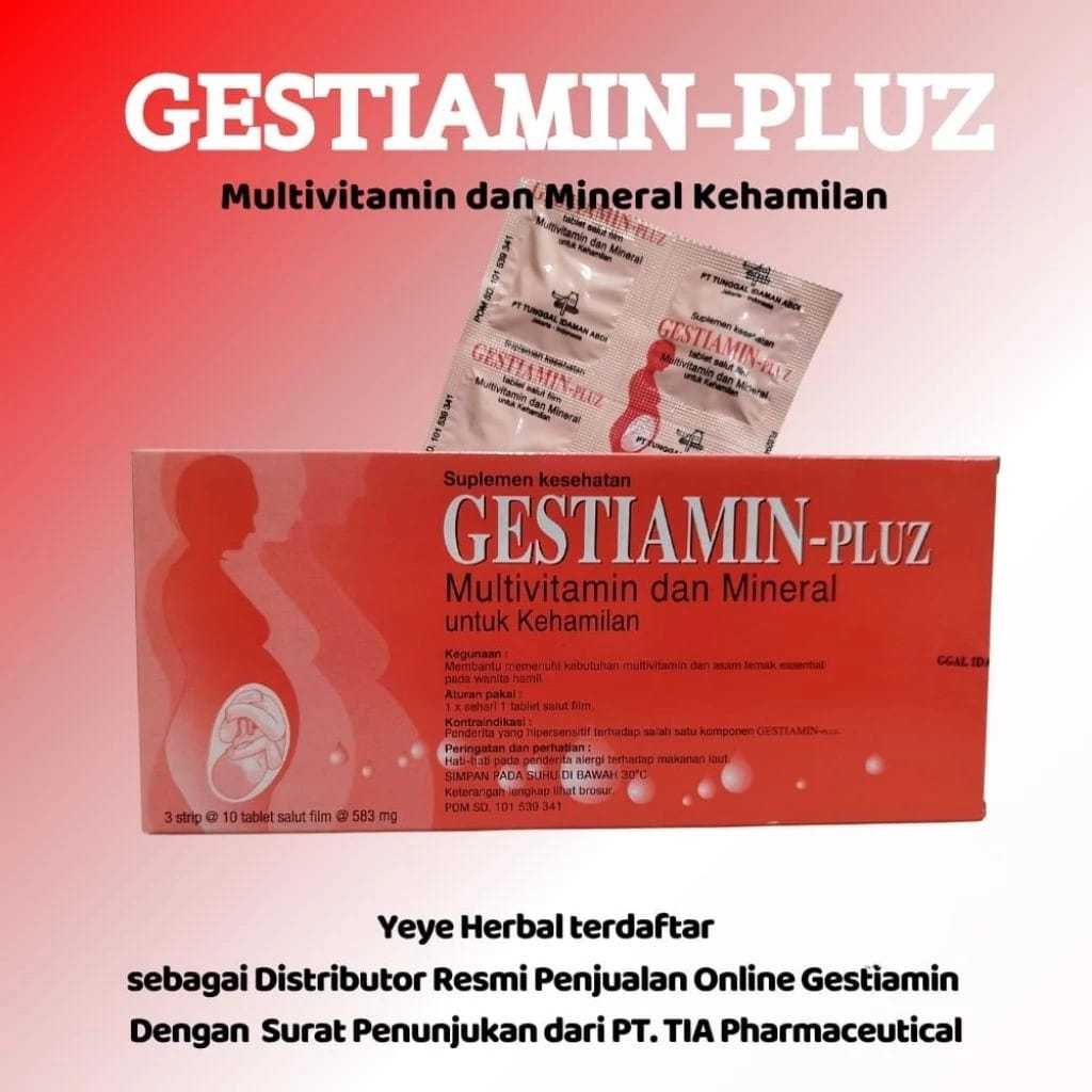 GESTIAMIN PLUZ Multivitamin Ibu Hamil Original