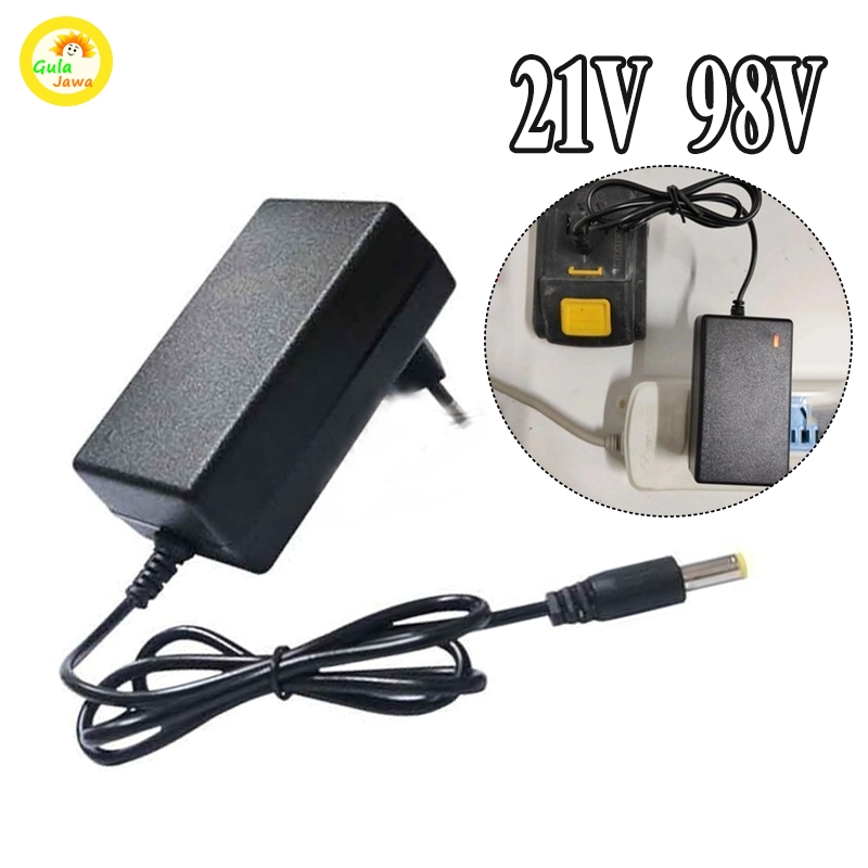 21v - 98v Adaptor Charger Bor Listrik Charger Bor Cordless Adaptor Charger Mesin