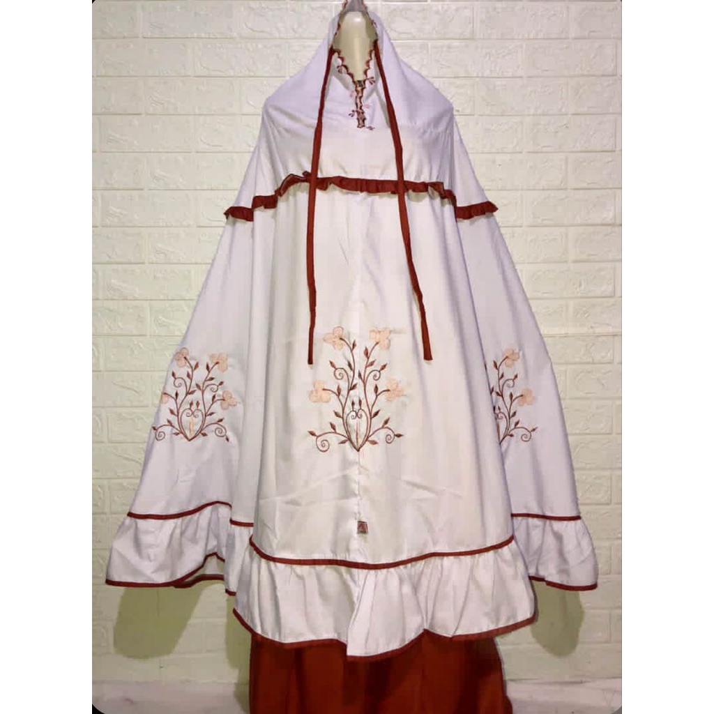 mukena alief / mukena santri gontor / mukena mahira bordir