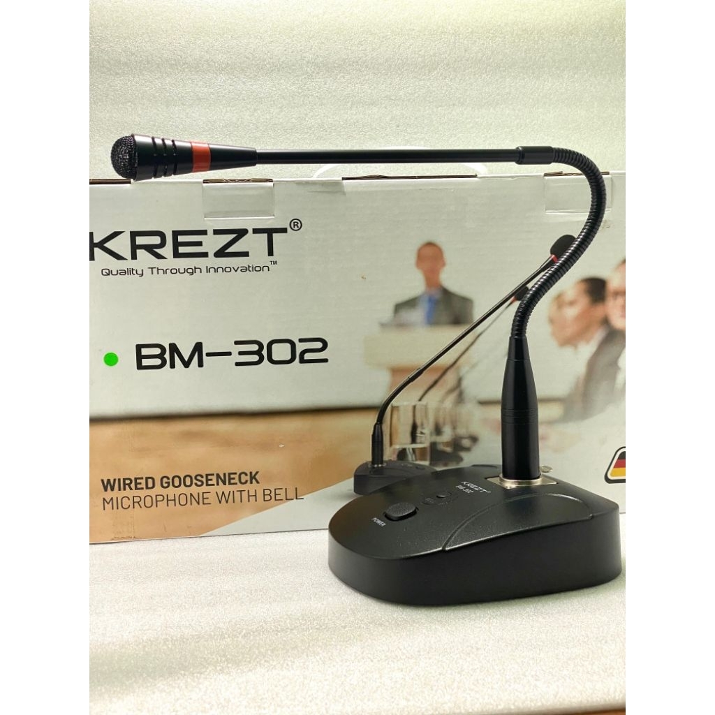 MIC PODIUM MIC MEJA MIC KREZT BM 302 MIC PODIUM KUMPLIT DENGAN BELL