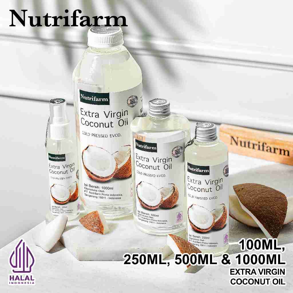 EXTRA VIRGIN COCONUT OIL 100ML, VCO 250ML, VCO 500ML, VCO 1000ML / MINYAK KELAPA MURNI/ MINYAK KELAP