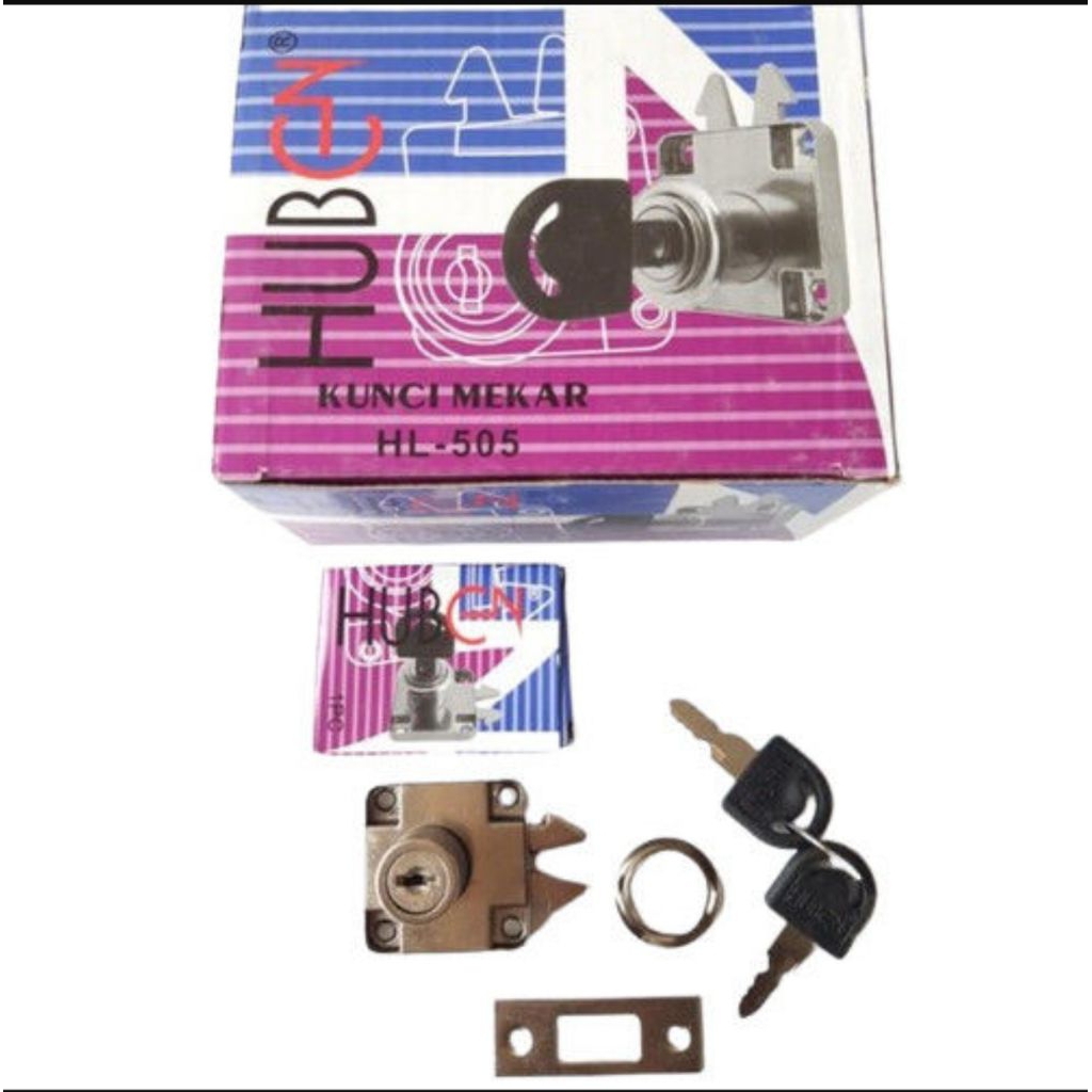 Kunci Laci Lemari Geser Sliding Mekar Huben HL 505