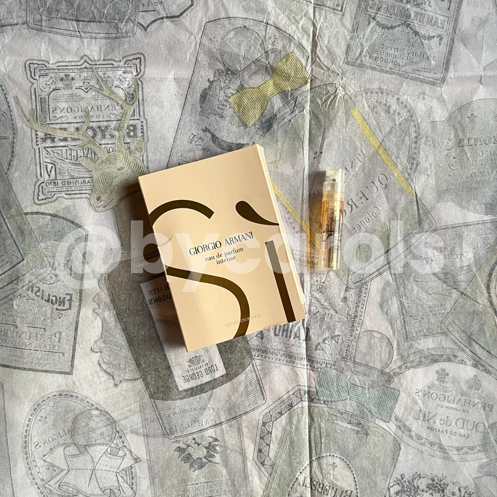 VIAL PERFUME PARFUM ORIGINAL GIORGIO ARMANI SI INTENSE EDP 1,2 ML