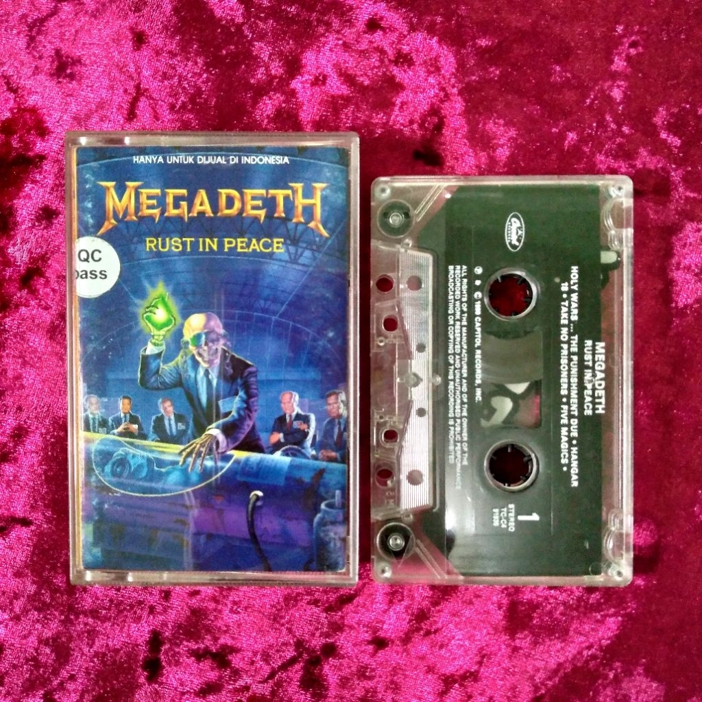 Kaset Megadeth - Rust In Peace