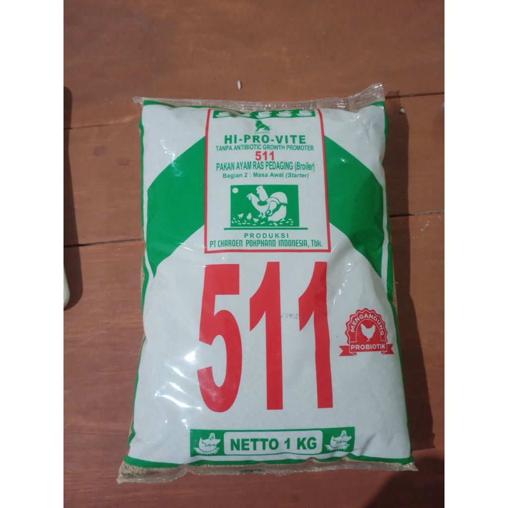 HI-PRO-VITE pakan ayam Broiler untuk anak ayam (starter) frespack 1 kg