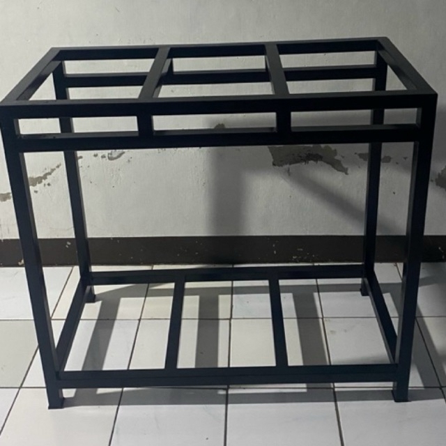 Rak Aquarium Besi Holo 2 Tingkat 60x30x70