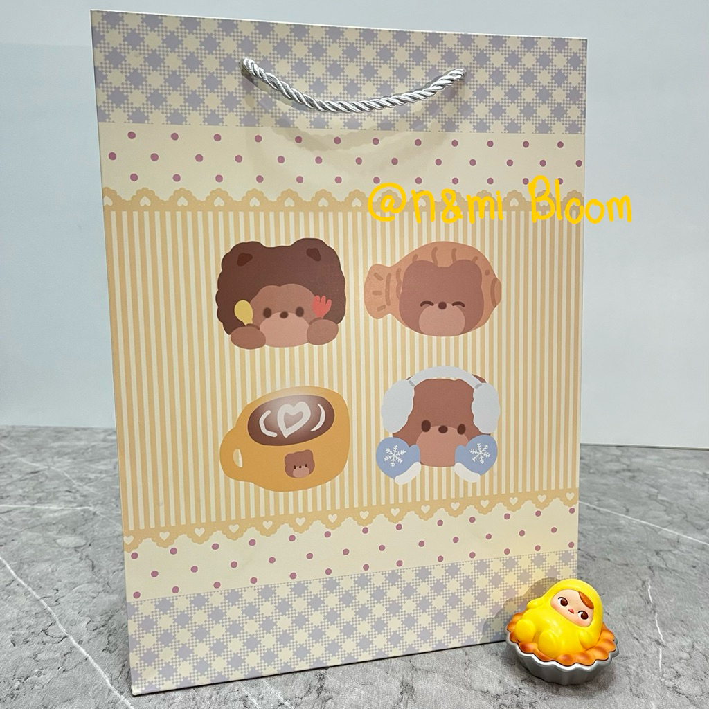 Paper Bag Tebal / Paper Bag Beruang / Tas Kertas Lucu / Tas Jinjing Imut