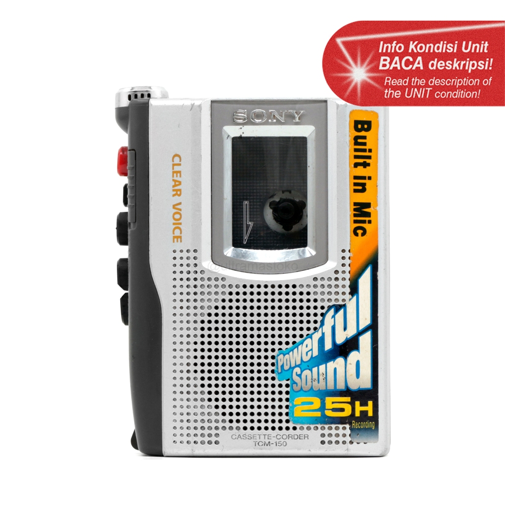 WALKMAN SONY TCM-150 - Pemutar & Perekam Kaset Mono
