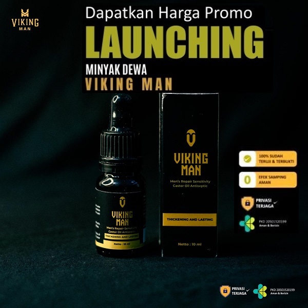 Viking Man Minyak Jarak Original Oil Mayapulut Herbal