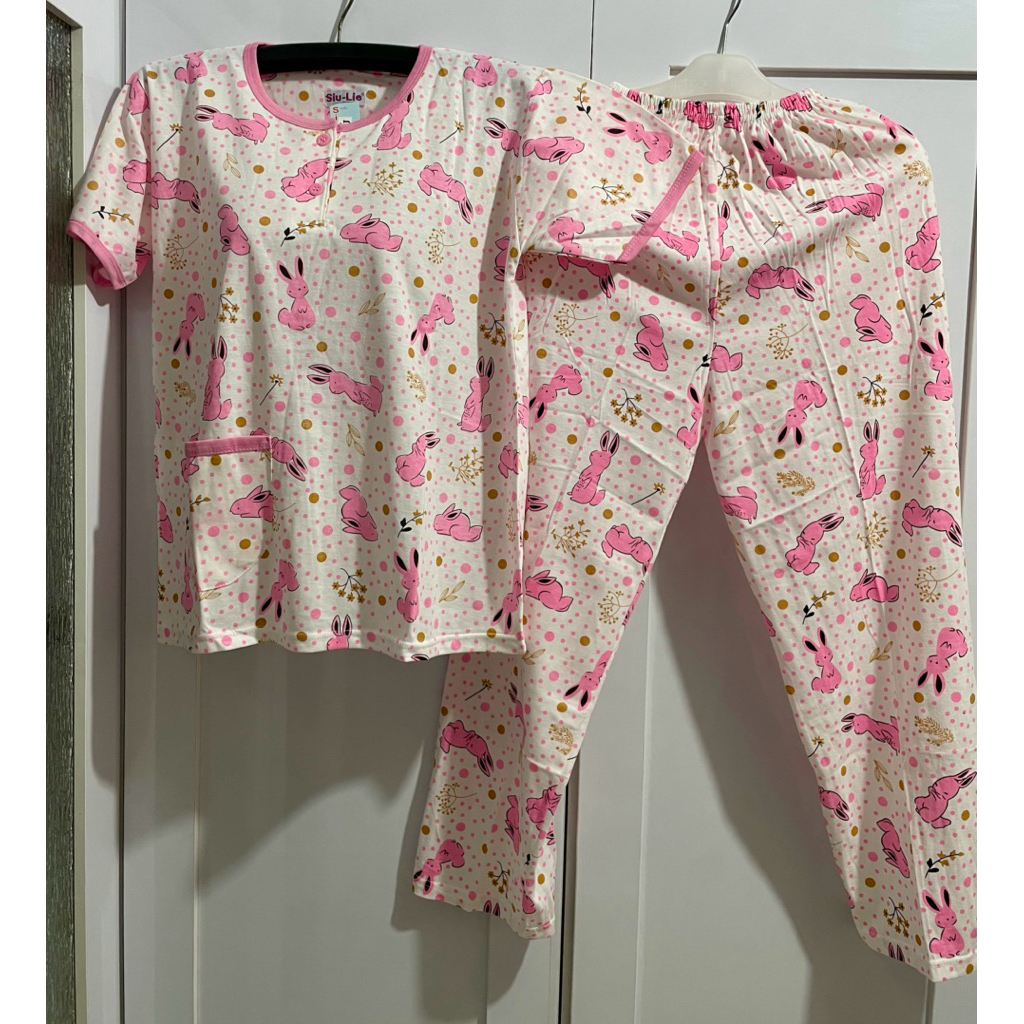 Baju tidur piyama Siu lie/Setelan celana panjang CPJ