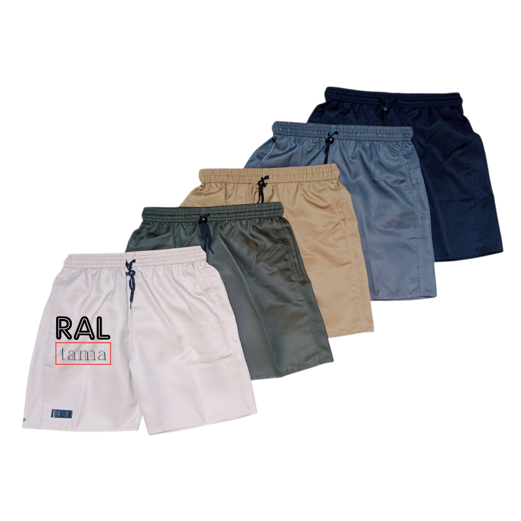 PAKET 100 RIBU 5 PCS BOARDSHORT CELANA PENDEK PANTAI PRIA BOXER SURFING TWILL JOVA