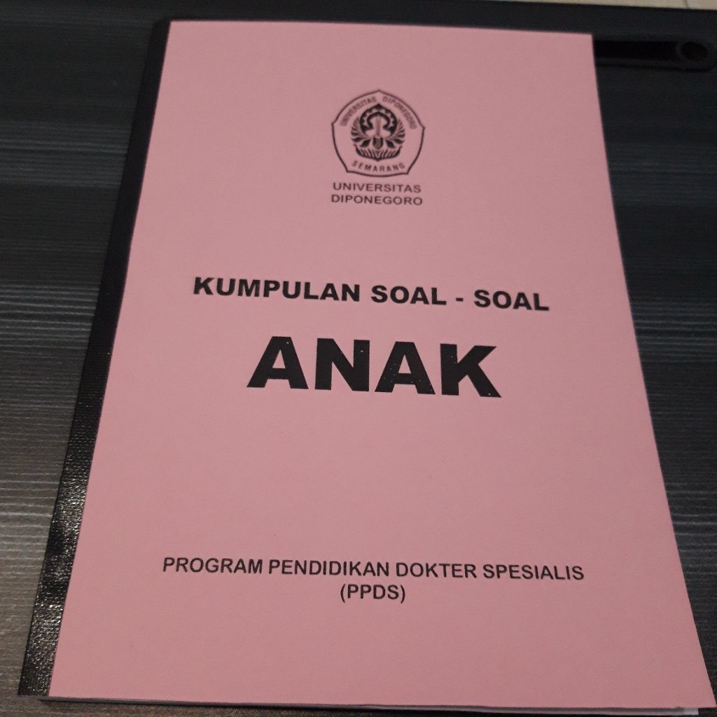 Buku Soal Tes PPDS Undip Anak