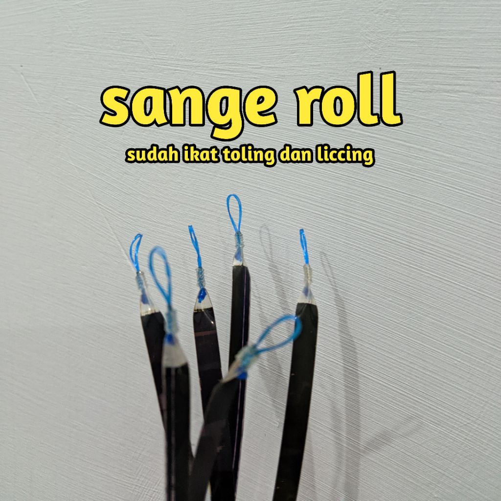 sange roll | pita layangan sudah ikat toling dan liccing | pita koangan/goangan