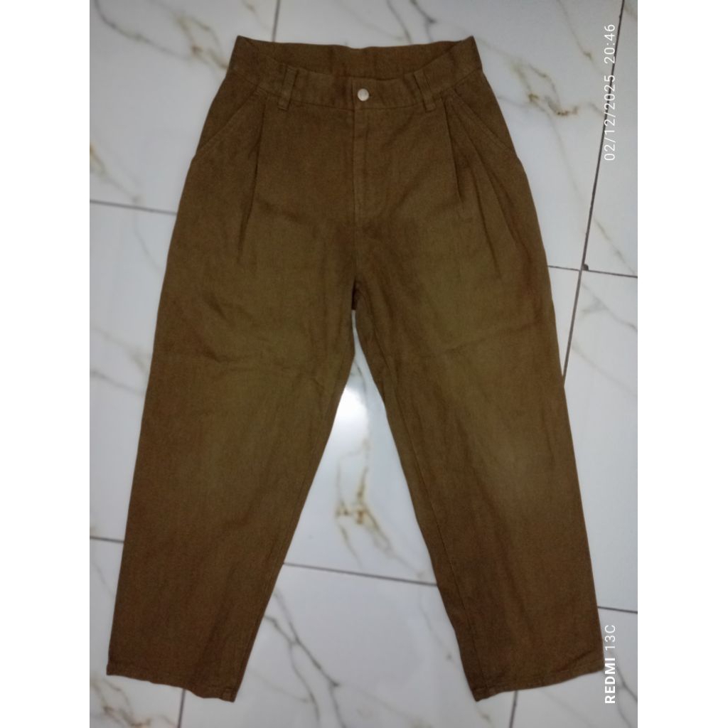 preloved celana baggy pant pria 8 second