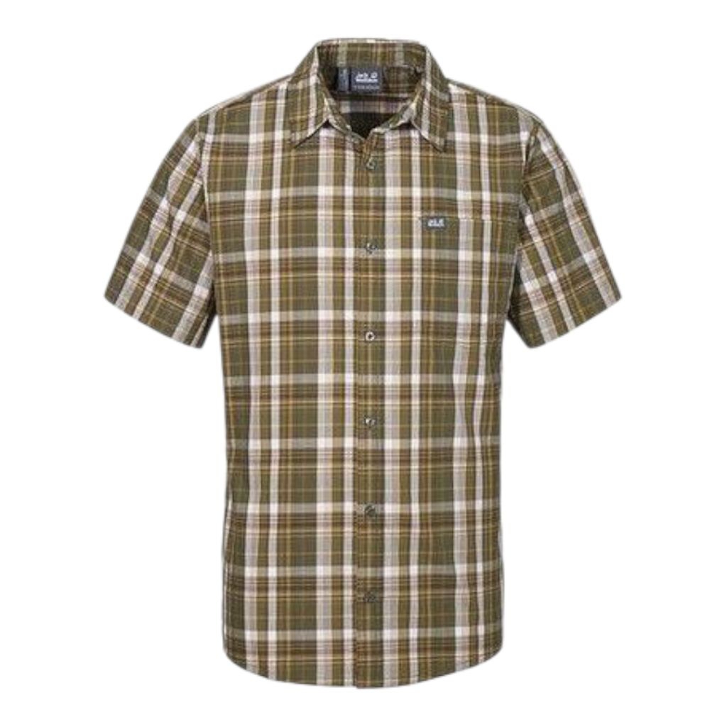 KEMEJA JACK WOLFSKIN HOT CHILI SHIRT - BROWN